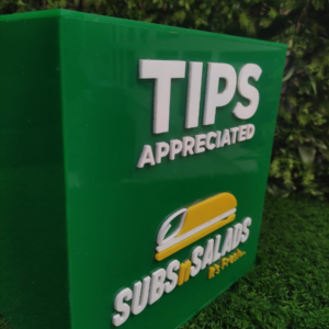 3D Logo Aclyric Tip Box